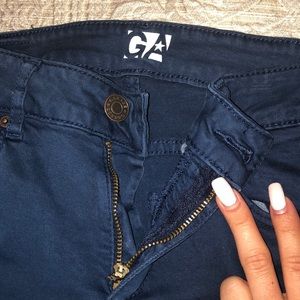 Navy Blue High Waist Stretch Jegging Size 1!